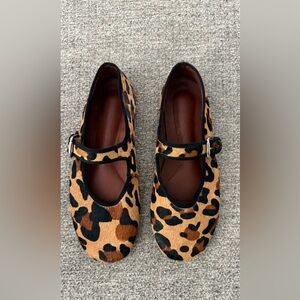 Tony Bianco Leopard Print Flats